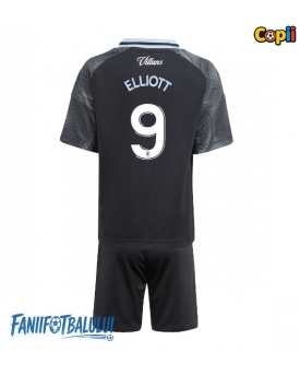 Aston Villa Harvey Elliott #9 Echipament de Fotbal Replică 2025-26 Copii Deplasare (+ Șorturi)